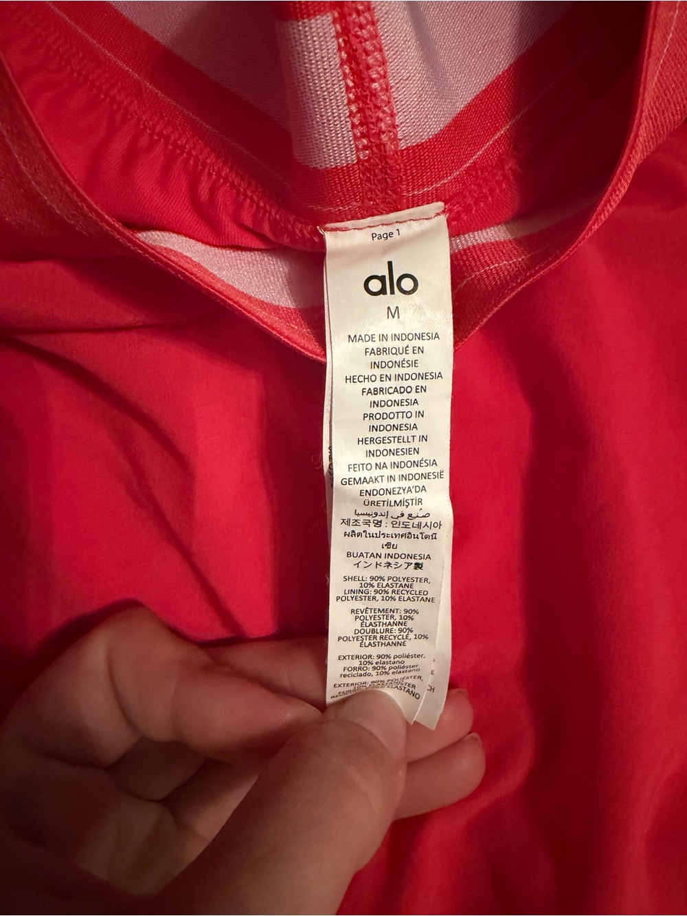 ALO Yoga Candy Red Match Point Tennis Skirt - Picture 6 of 8